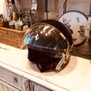 Casco Ferrari Silverstone Negro/Plata