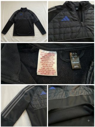 Sudadera Adidas acolchada 1/4 zip M