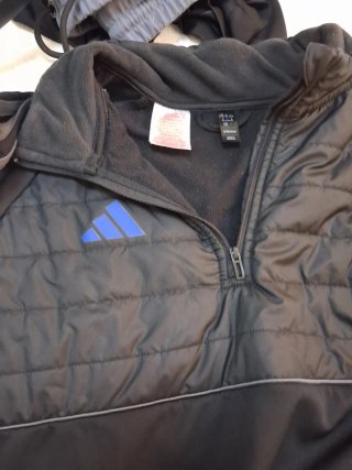 Sudadera Adidas acolchada 1/4 zip M