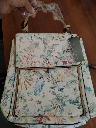Bolso Mochila Parfois Flores Nuevo