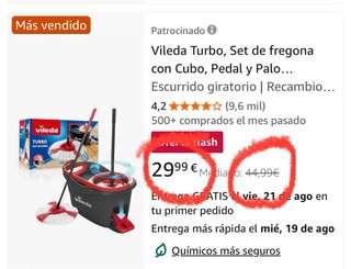 Cubo y fregona Vileda Ultramax