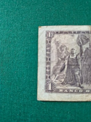 Billete 1 Peseta Banco de España 1943