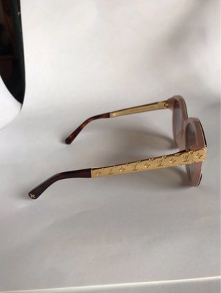Gafas Louis Vuitton Marrones y Doradas