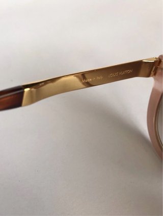 Gafas Louis Vuitton Marrones y Doradas