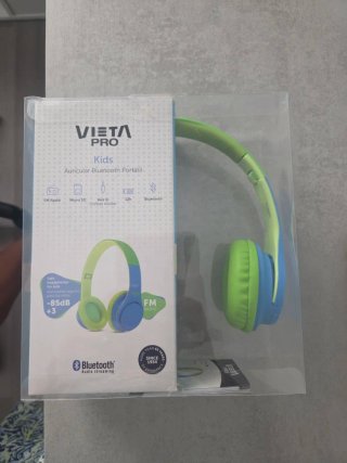 Auriculares Vieta Pro Kids Bluetooth Azul/Verde
