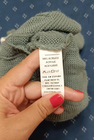Conjunto punto bebé 1 mes
