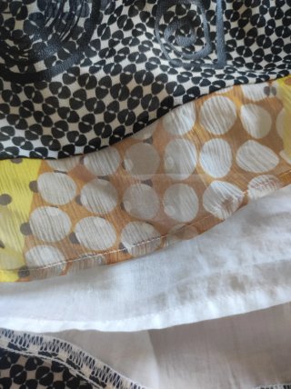Abito donna bianco con stampa