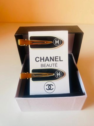 Chanel Coletero Negro y Dorado