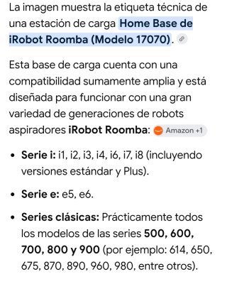 Base aspirador Roomba