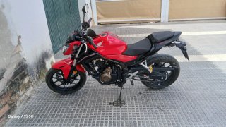 Honda CB500F Naked Roja y Negra