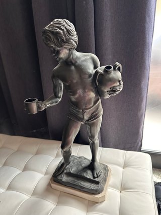 Statua Acquaiolo in Metallo