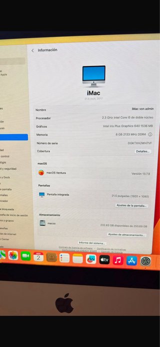 iMac 2017 Plata
