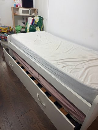Cama nido 190x90cm + 1 colchón