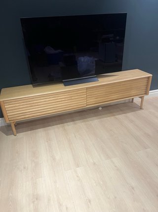 Mobile TV Lenon 2 ante rovere kave home