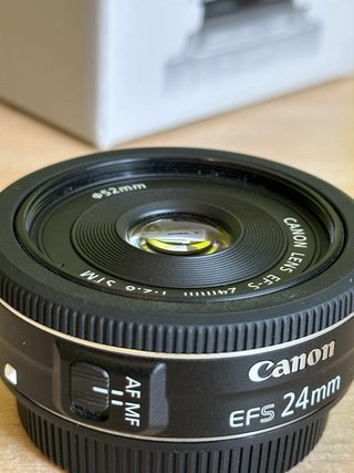 Objetivo Canon EFS 24mm f/2.8 STM Pancake