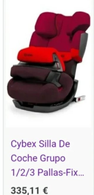 Silla coche Cybex para niños