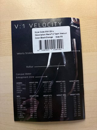 Neopreno Triatlón 2XU Hombre T:0 XS Nuevo