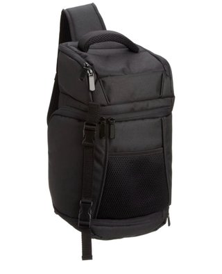 Zaino nero per fotocamera reflex