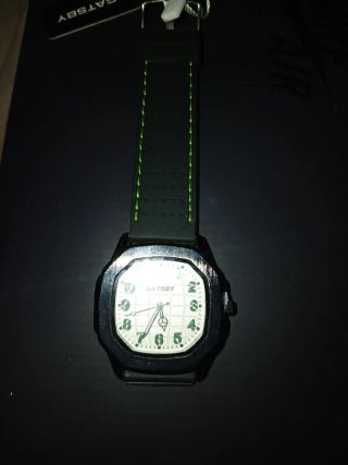 Reloj Gatsby Negro y Verde