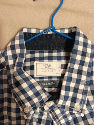 Camisa Easy Wear cuadros hombre