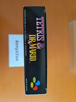 Tetris & Dr. Mario SNES PAL ESP