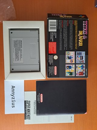 Tetris & Dr. Mario SNES PAL ESP
