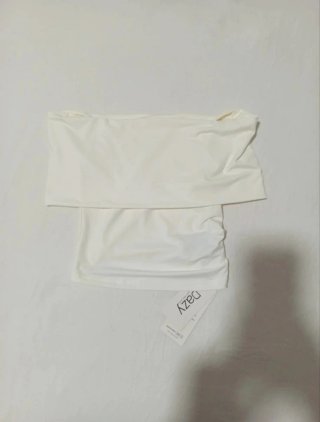 Top DAZY blanco elegante