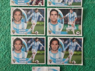 Lote cromos fútbol Málaga C.F. Panini La Liga