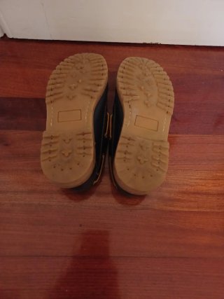 Zapatos náuticos de piel azul marino