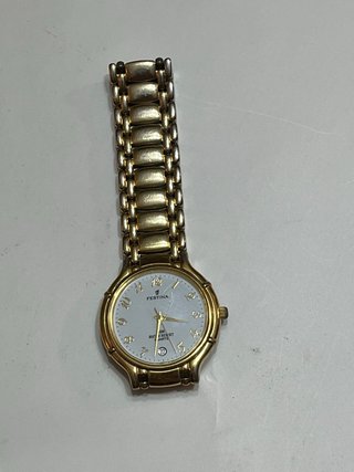 Reloj Festina Baño Oro Hombre