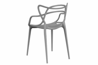 Silla Estilo Masters Gris Plástico