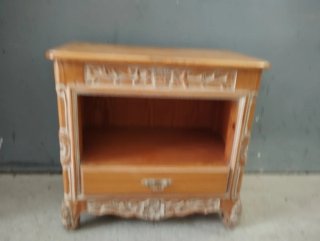 Mesita de noche madera maciza nueva