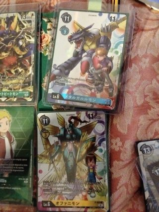 Cromos Digimon (Magnadramon, Shoutmon DX, etc.)