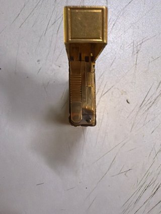 Encendedor de lujo bañado en oro Hecho en Francia