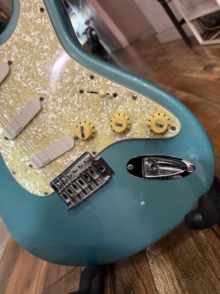 Guitarra Eléctrica Tipo Fender Azul