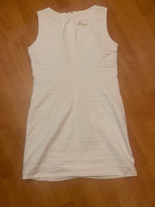Vestido Desigual Talla 40 Blanco