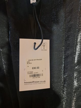 Chaqueta y pantalones negros Linea mujer talla 42