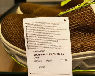Zuecos Salomon Talla 42 Dorado/Verde Nuevos