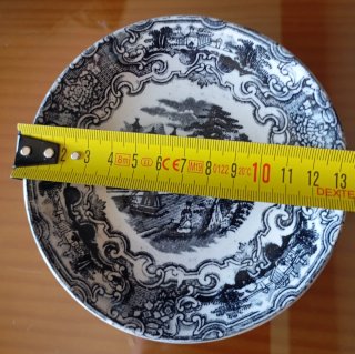 Azucarero y plato La Cartuja Pickman