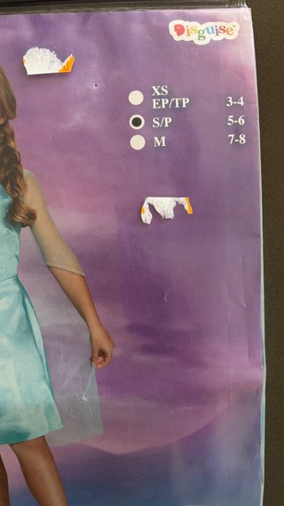 Disfraz Elsa Frozen 3-4 años