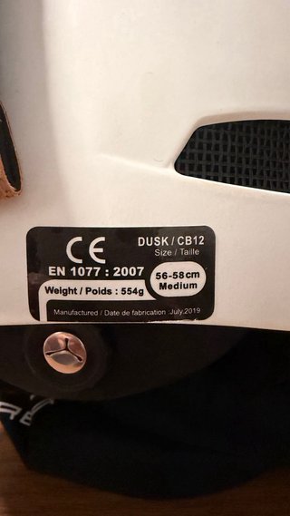Casco snow Cebé