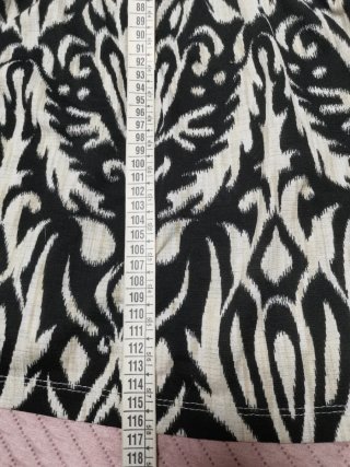 Vestido estampado blanco y negro talla 38