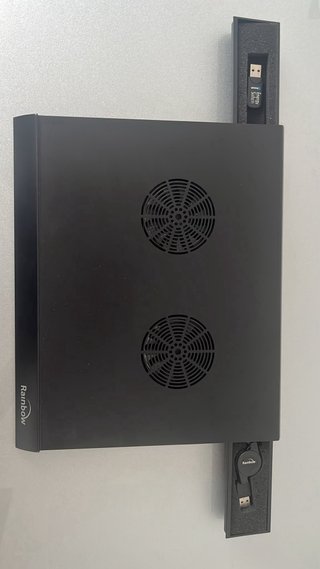 Base portátil Rainbow con ventilador
