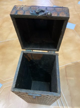 Caja de madera para botella