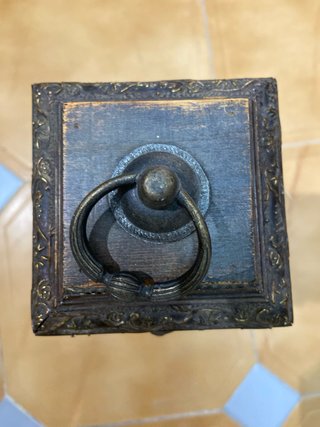 Caja de madera para botella