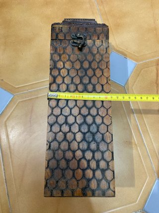 Caja de madera para botella