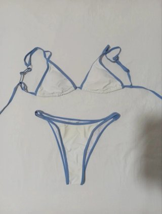 Bikini Verano Blanco y Azul