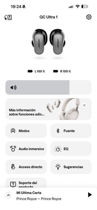 Auriculares Bose QC Ultra Earbuds Negro