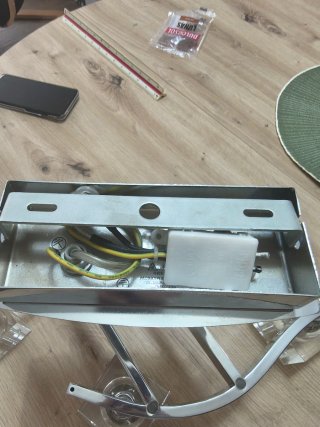Lámpara de techo cromada 4 luces cristal halógenas