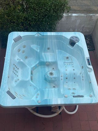 Spa Jacuzzi 6 Personas Azul/Blanco